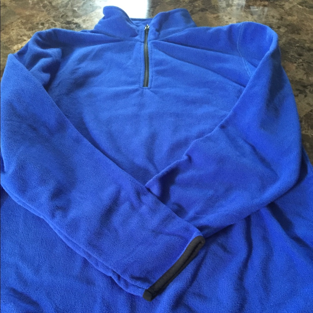 Boys royal blue fleece pullover
